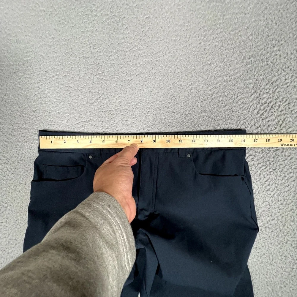VRST Pants Mens 32x28 Blue Commuter Tech Slim Fit Casual Preppy Pockets Logo - Picture 4 of 12
